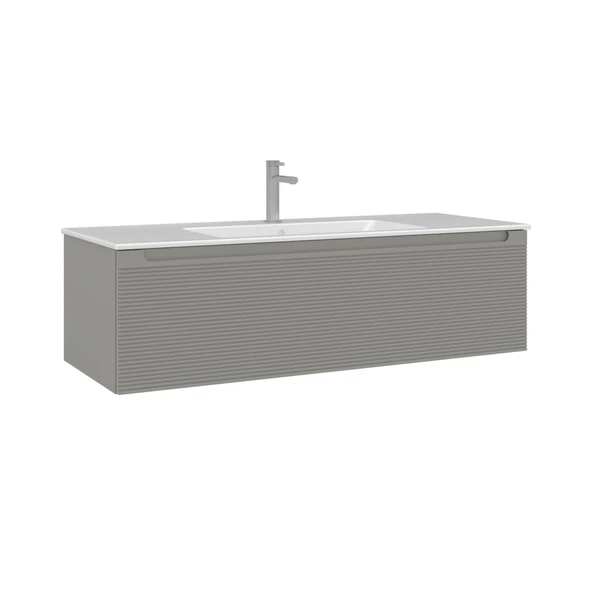 Orka Olbia 120 cm Mat Kaşmir Banyo Dolabı Alt Modül Lavabo ürün görseli 1