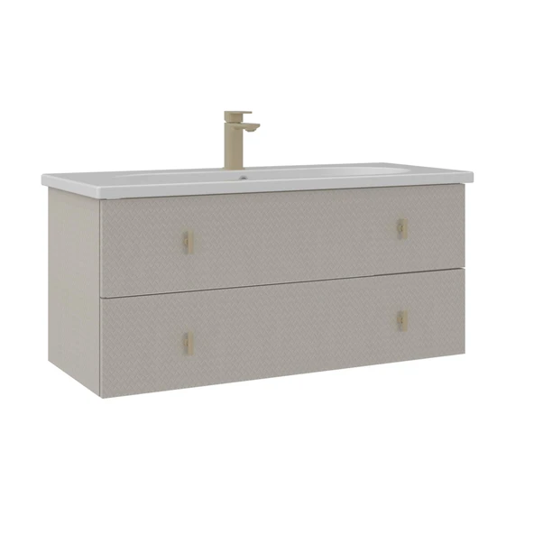 Orka Milazzo 100 cm Callisto Banyo Dolabı Alt Modül Lavabo ürün görseli 1