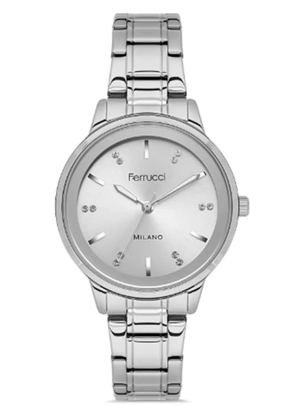 Ferrucci FC13863M.1 Gümüş Renk 35 mm Kadın Kol Saati-F681 ürün görseli 1