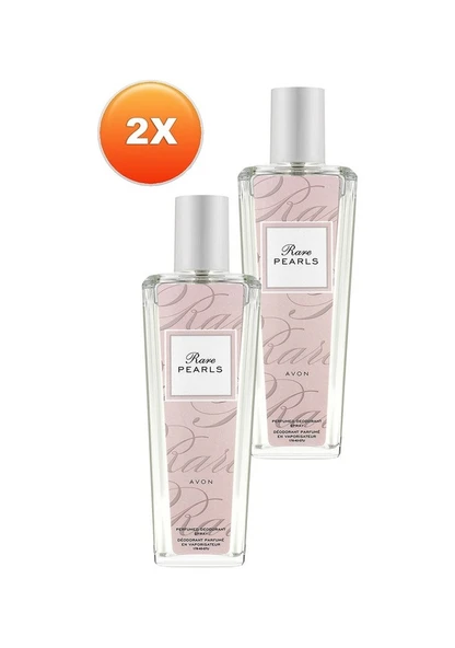Avon Rare Pearls Parfümlü Vücut Spreyi 2 x 75 ML ürün görseli 1