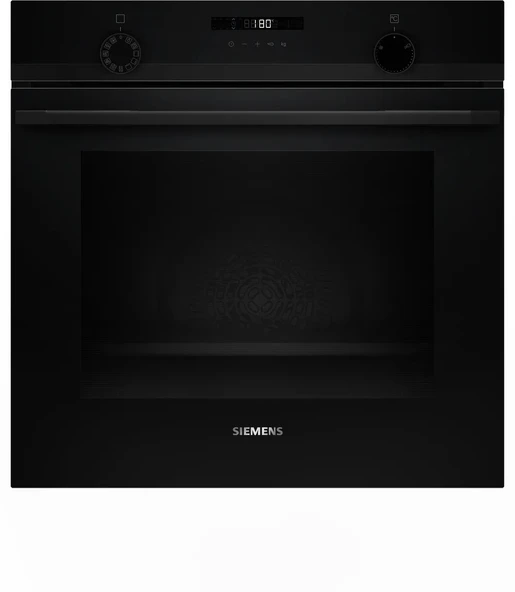 SİEMENS HU736AEA0T iQ300 Buhar Destekli Ankastre Fırın 60 x 60 cm Siyah ürün görseli 1