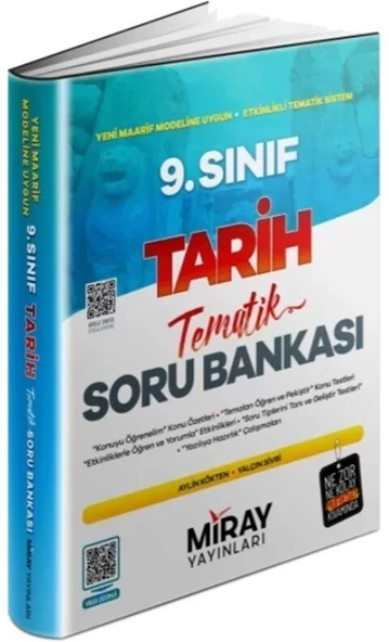 9. Sınıf Tarih Tematik Konu Özetli Soru Bankası Miray Yayınları ürün görseli 1