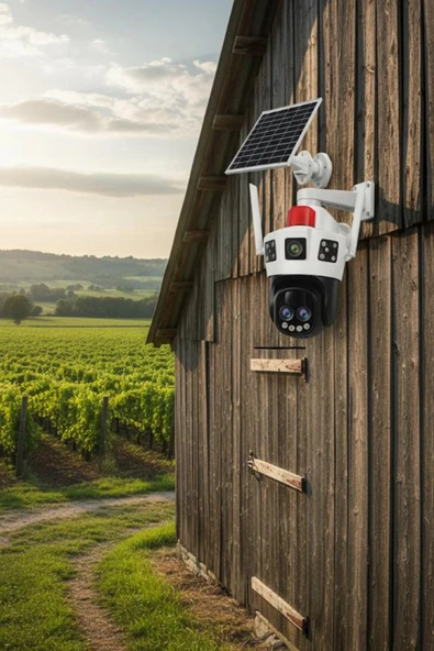 O-kam Pro Okam-6010 4G E Sim Özellikli Solar 10X Optik Zoom Kamera ürün görseli 1