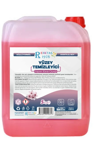 Renktaş Japon kiraz çiçeği yüzey temizleyici 5 kg ürün görseli 1