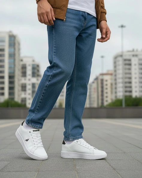 Us Polo Assn Cost Beyaz Sneaker - Resim 2