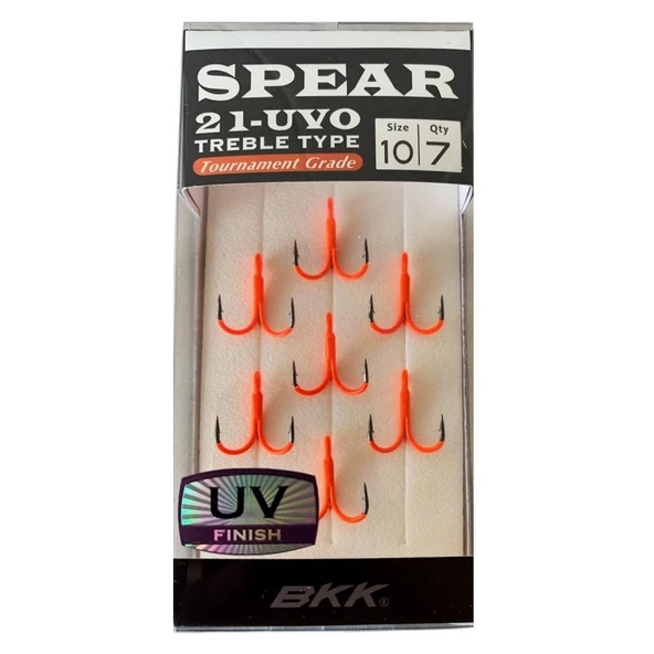 BKK Spear-21 UVO Üçlü İğne 7'li Paket No:10 ürün görseli 1