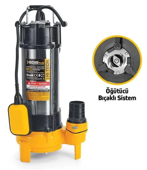 SGS PROFESYONEL FOSEPTİK DALGIÇ POMPA 2200W /3HP ürün görseli 1