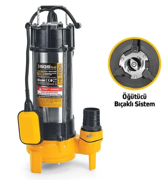 SGS PROFESYONEL FOSEPTİK DALGIÇ POMPA 1100W /1.5HP ürün görseli 1
