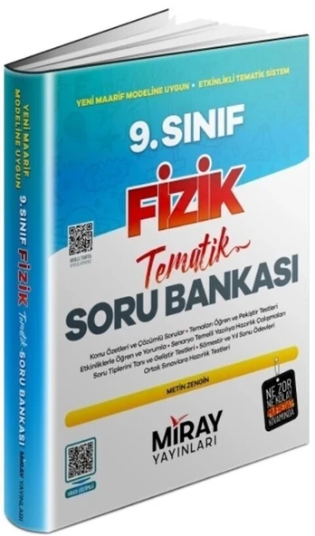 9. Sınıf Fizik Tematik Konu Özetli Soru Bankası Miray Yayınları ürün görseli 1