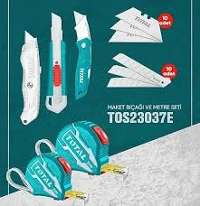 Total Ölçü ve Maket Bıçağı Seti TOS23037E 7 Parça ürün görseli 1