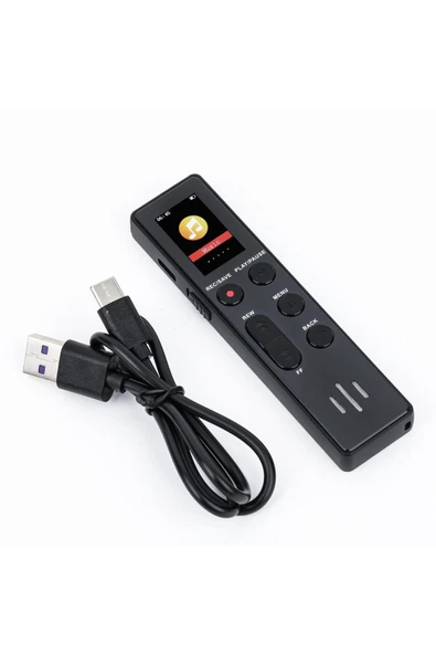 64 GB Premium Yeni Model Led Ekranlı Profesyonel MP3 Çalar  Ses Kayıt Cihazı ürün görseli 1