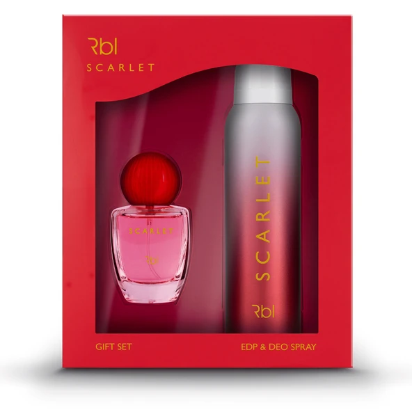 RBL Scarlet EDP Kadın Parfüm 50 ml ve Deodorant 150 ml Seti ürün görseli 1