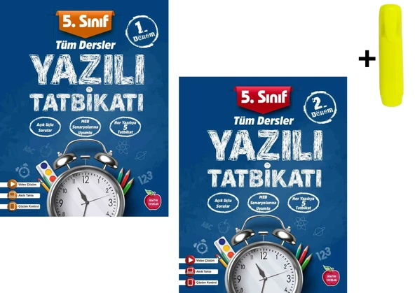 Newton Yayınları 5.Sınıf Yazılı Tatbikatı 1.Dönem Ve 2.Dönem Tüm Dersler ürün görseli 1