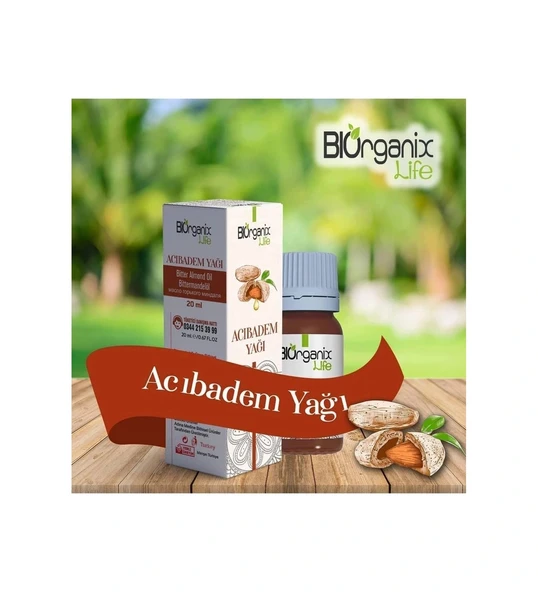 Biorganix Life Organik Acıbadem Yağı 20 Ml Şişede ürün görseli 1