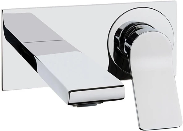 VitrA Memoria A42345 Ankastre Lavabo Bataryası, Sıva Üstü, Krom ürün görseli 1