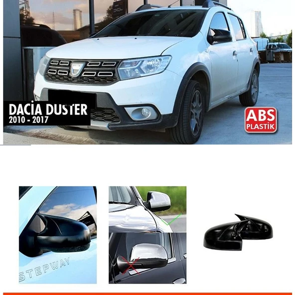Dacia Duster  / 2010-2017  Batman Yarasa Ayna Kapağı ürün görseli 1