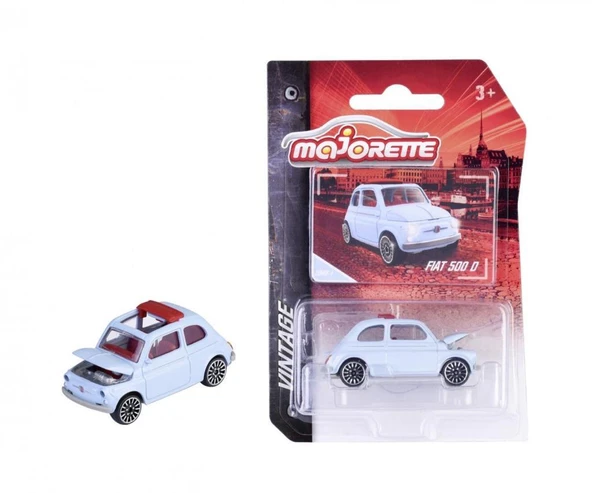 Majorette Vintage Metal Diecast FIAT 500 D ürün görseli 1