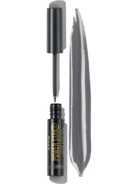 Avon Power Stay 72 Saat Kalıcı Likit Eyeliner HEATHER GREY ürün görseli 1