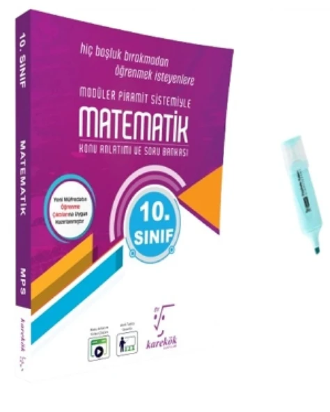 10.Sınıf Matematik MPS Konu Anlatımı Ve Soru Bankası (Yeni Müfredat) ürün görseli 1