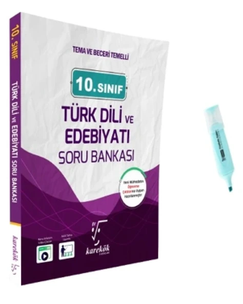 10.Sınıf Türk Dili Ve Edebiyatı Soru Bankası (Yeni Müfredat) ürün görseli 1