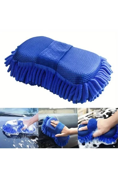 Çizmez Mikrofiber Araç Yıkama Eldiveni Oto Motorsiklet Bakım Süngeri Araba Temizleme Bezi Mop Havlu ürün görseli 1