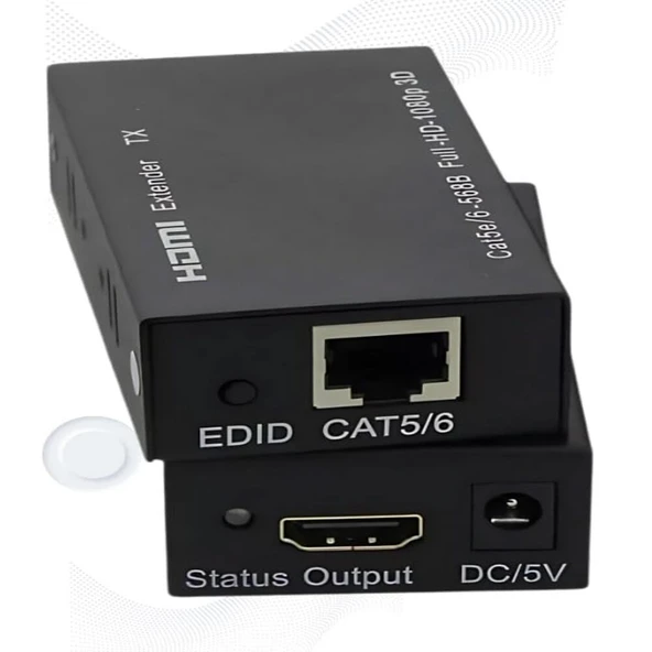 Anunnaki Hdmı Ethernet Extender Uzatıcı Cihaz Rj45 Cat5e Cat6 Full HD 1080p 3D Alıcı Verici 1 Çift ürün görseli 1