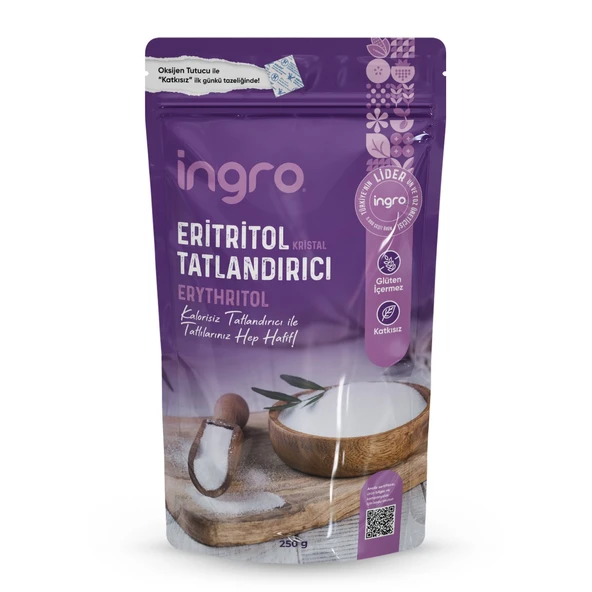 Eritritol Tatlandırıcı Pudra 250 g ürün görseli 1