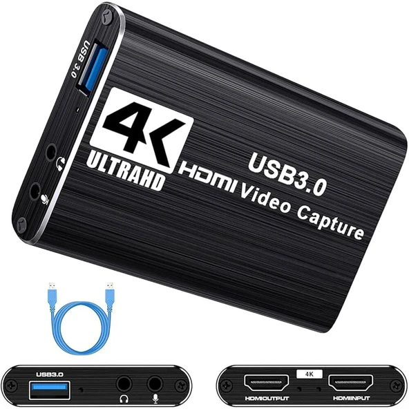 Anunnaki AN4130 HDMI 4k UHD 30HZ Video Capture Cihazı Gamer Yayın ve Kayıt Uyumlu ürün görseli 1