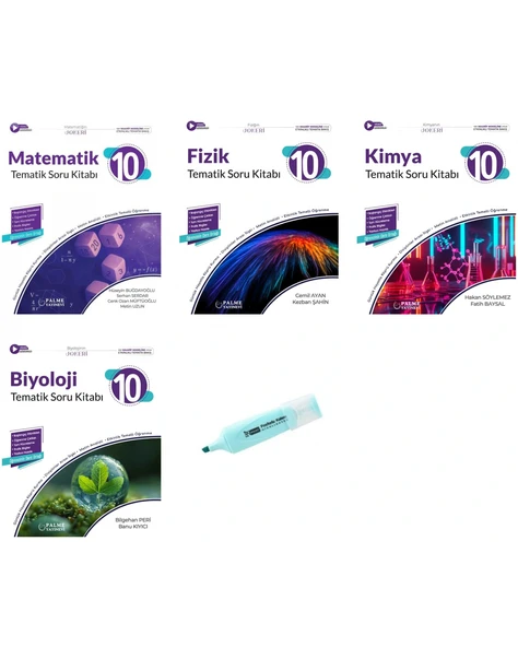 10.Sınıf Joker Matematik Fizik Kimya Biyoloji Tematik Soru Kitabı (Yeni Müfredat) ürün görseli 1