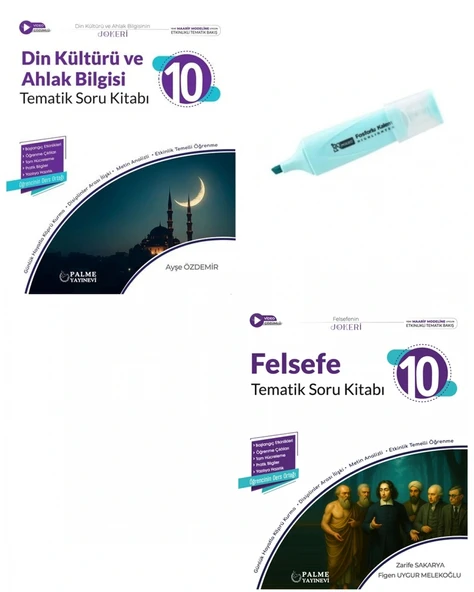 10.Sınıf Joker Din Kültürü Ve Felsefe Tematik Soru Kitabı (Yeni Müfredat) ürün görseli 1
