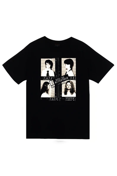 fame-stoned T.A.T.u. - Müzik Grubu Baskılı Unisex %100 Pamuk Siyah T-shirt ürün görseli 1