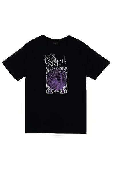 fame-stoned Opeth - Müzik Grubu Baskılı Unisex %100 Pamuk Siyah T-shirt ürün görseli 1