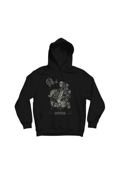 fame-stoned Opeth Baskılı Kapşonlu Sweatshirt ürün görseli 1