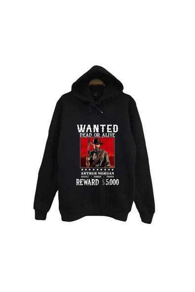 fame-stoned Red Dead Redemption 2 - Oyun Baskılı Unisex %100 Pamuk Kapüşonlu Sweatshirt ürün görseli 1
