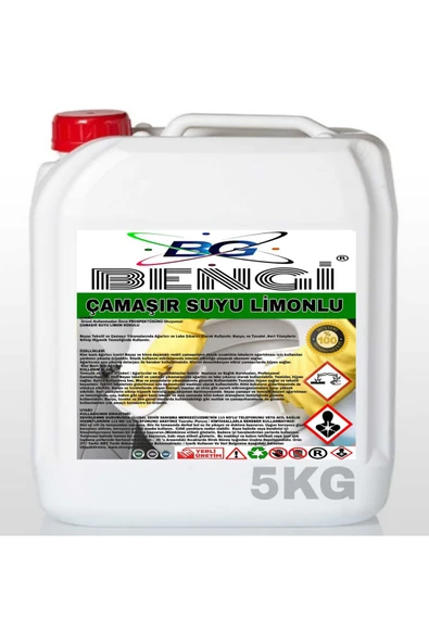 Çamaşır Suyu Limon Kokulu 5kg ürün görseli 1