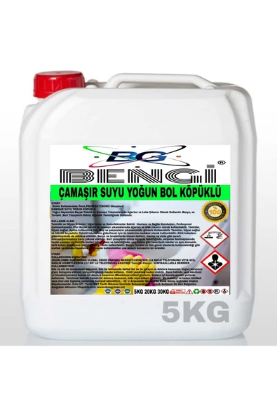 Çamaşır Suyu Yoğun Bol Köpüklü 5kg ürün görseli 1