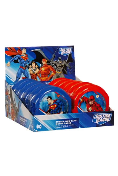 Justice League Superman Metre Sakız 58gr 12 Adet ürün görseli 1