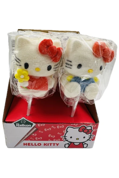 Hello Kitty Relkon Lolipops hello kitty lisanslı marshmallow şekerleme 12 * 45 gr Avantaj Seri ürün görseli 1
