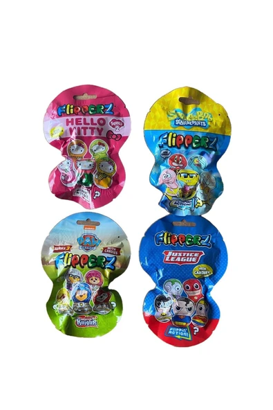 Relkon FLİPPERZ (HACIYATMAZ) KARAKTERLERİ 4'LÜ FİGÜR ürün görseli 1