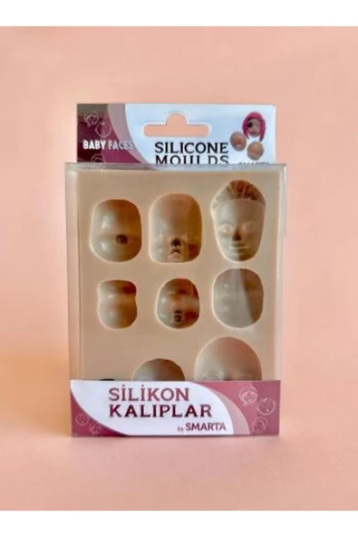 Smarta Silikon Kalıp - Bebek Yüzleri ürün görseli 1