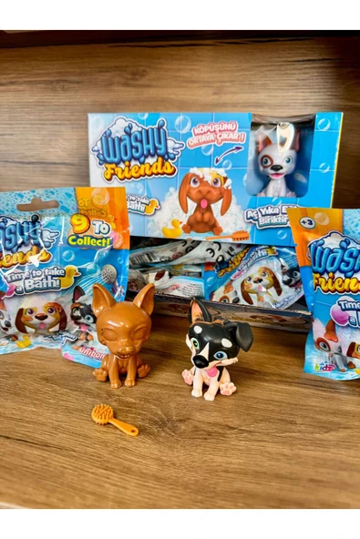 Unibon Washy Friends - Sevimli Köpek Figürleri - Yıka Rengi Değişsin ürün görseli 1
