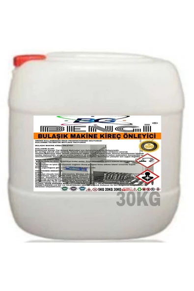 Bulaşık Makine Kireç Önleyici 30kg ürün görseli 1