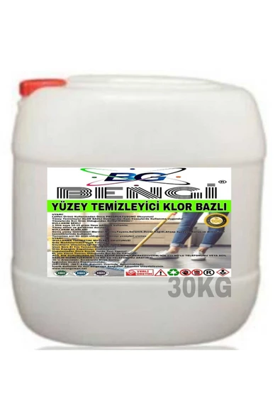 YÜZEY TEMİZLEYİCİ   KLOR BAZLI 30 KG ürün görseli 1