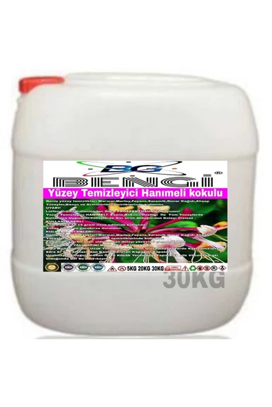 YÜZEY TEMİZLEYİCİ HANIMELİ KOKULU 30KG ürün görseli 1