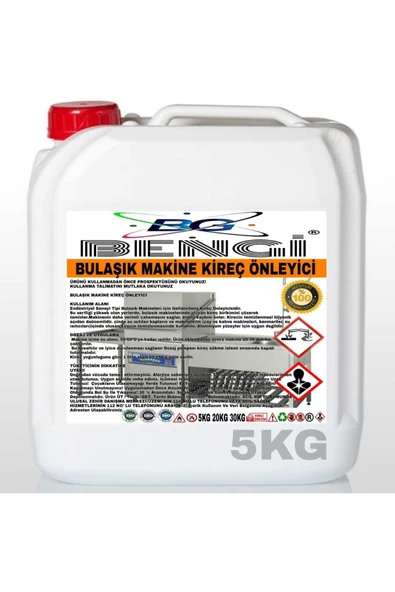 Bulaşık Makine Kireç Önleyici 5kg ürün görseli 1