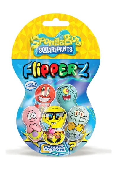 Unibon Flipperz Sünger Bob Hacıyatmaz 3 Lü ürün görseli 1