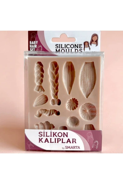 Smarta Silikon Kalıp - Bebek Saç Seti Sk1013024 ürün görseli 1