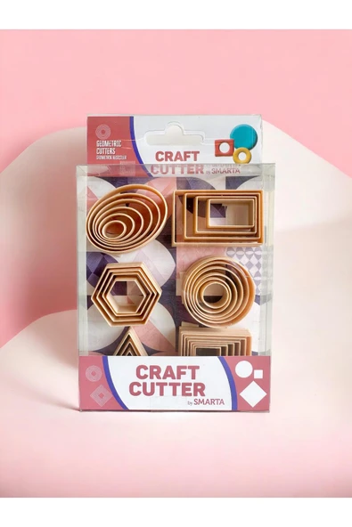 Smarta Model Hamuru Silikon Kalıp Craft Cutter - Geometric Cutters / Geometrik Kesiciler SK1017001 ürün görseli 1