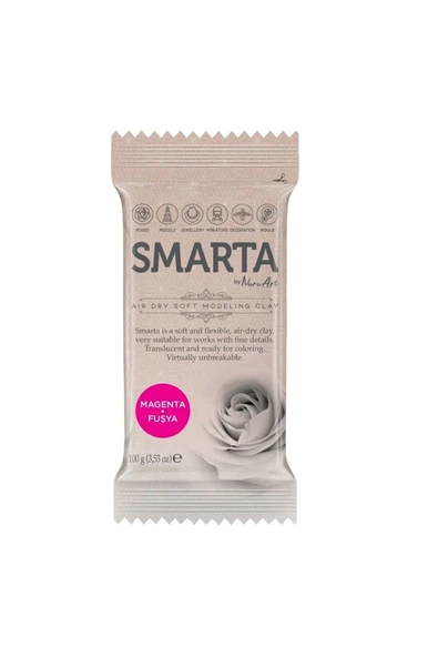 Smarta Modelleme Kil Hamuru 100 Gr No:10 Fuşya (magenta) ürün görseli 1