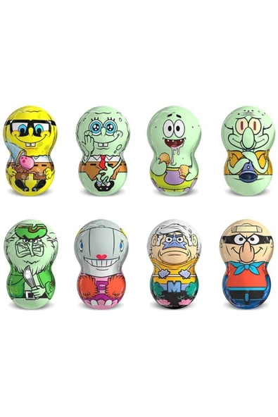 Unibon Flipperz Sünger Bob Hacıyatmaz Figürleri 3 adet ürün görseli 1